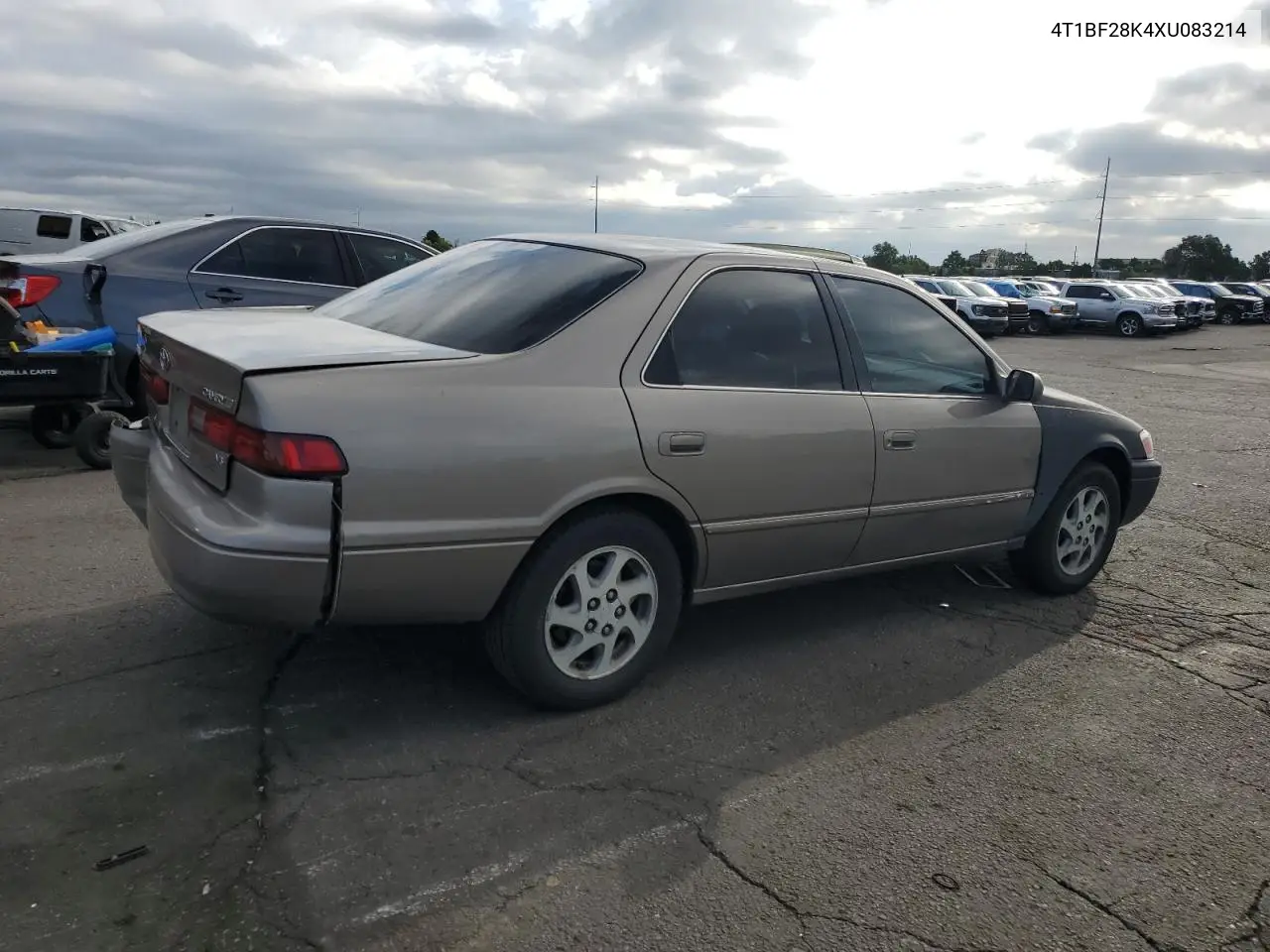 1999 Toyota Camry Le VIN: 4T1BF28K4XU083214 Lot: 62064965