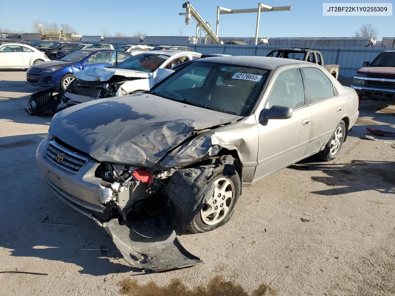 2000 Toyota Camry Ce VIN: JT2BF22K1Y0255309 Lot: 42178655