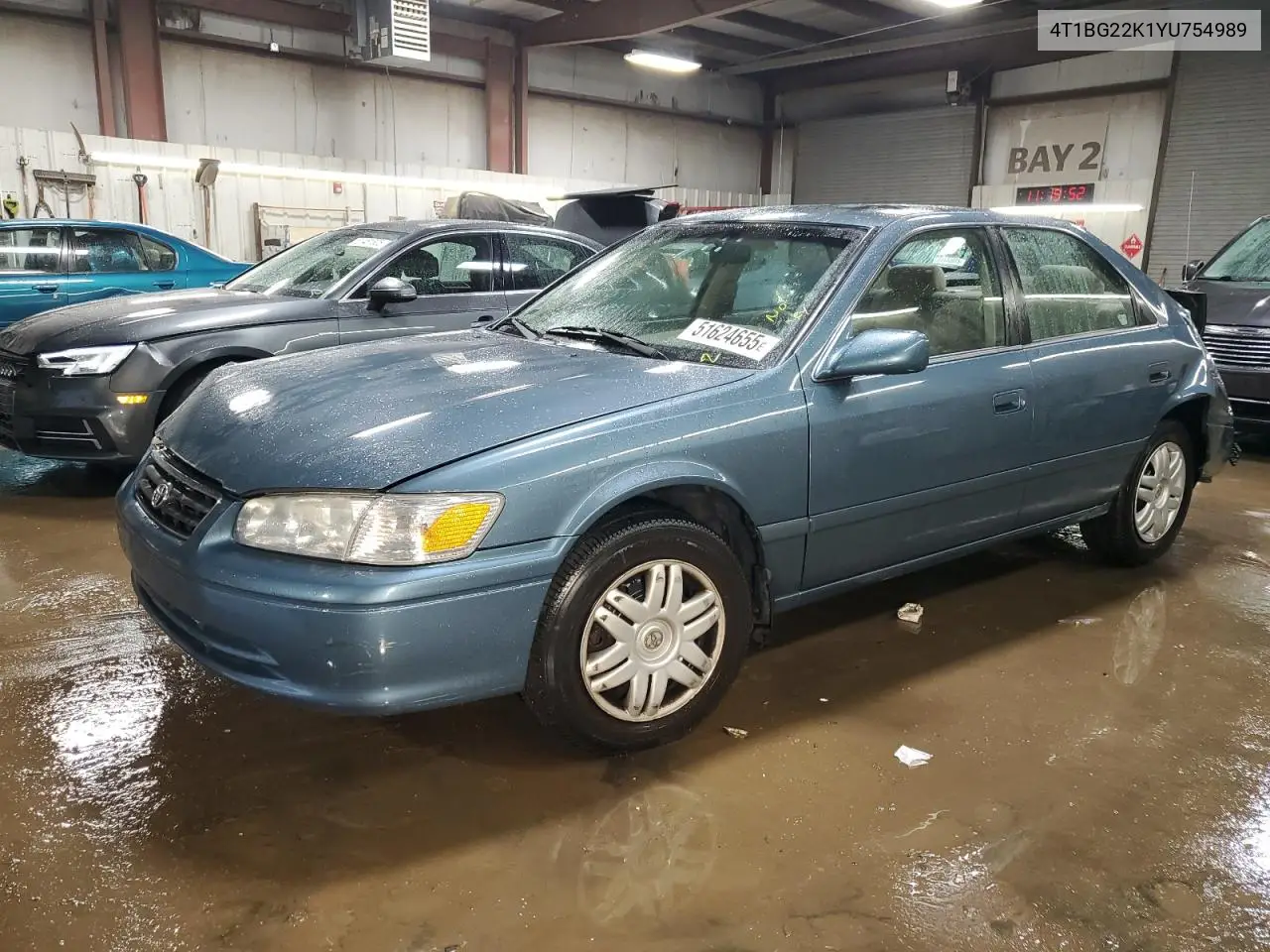 2000 Toyota Camry Ce VIN: 4T1BG22K1YU754989 Lot: 51624655
