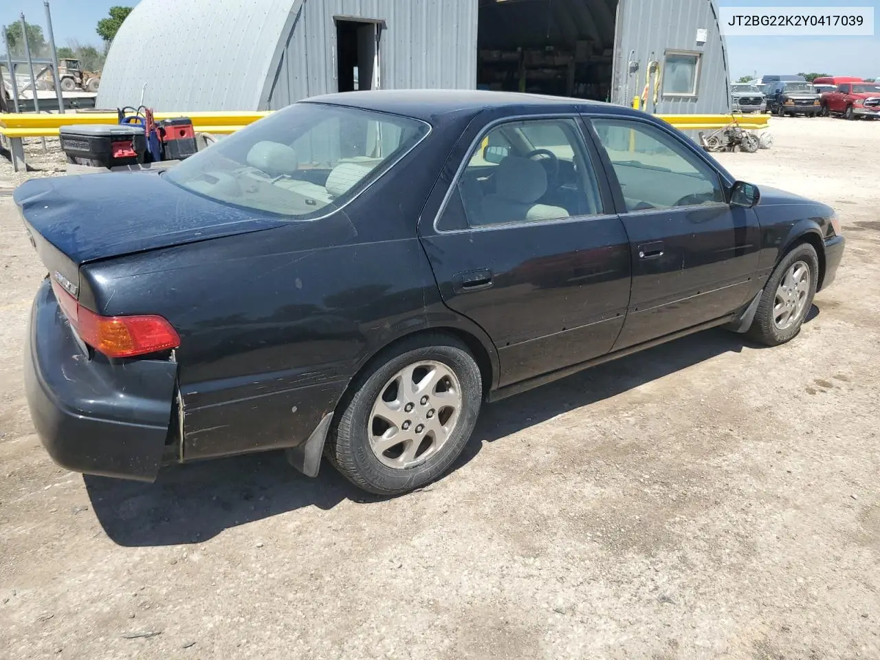 2000 Toyota Camry Ce VIN: JT2BG22K2Y0417039 Lot: 56593115