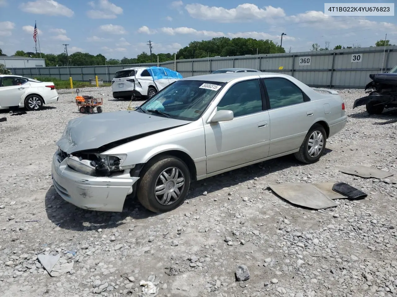 2000 Toyota Camry Ce VIN: 4T1BG22K4YU676823 Lot: 56666515
