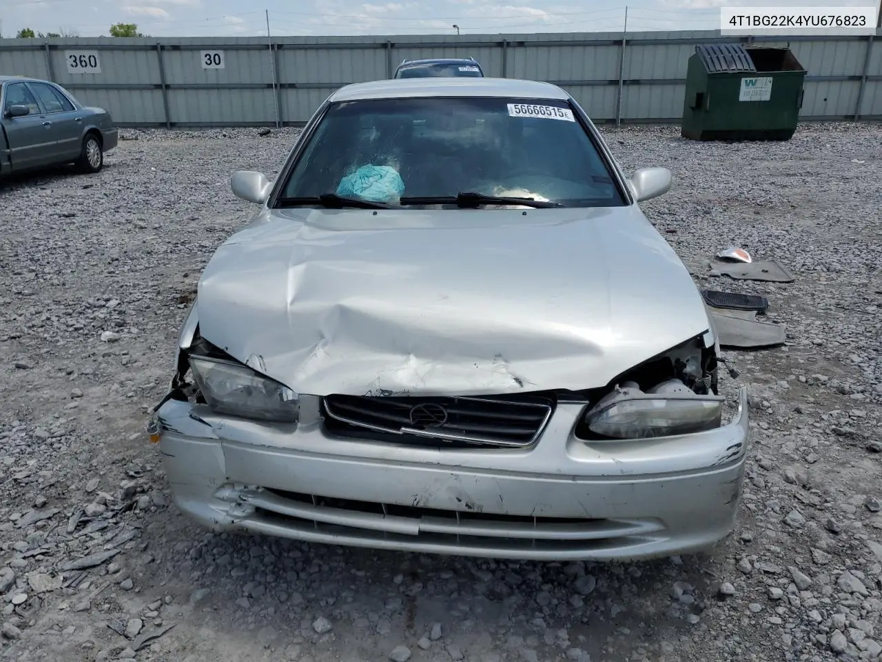 2000 Toyota Camry Ce VIN: 4T1BG22K4YU676823 Lot: 56666515