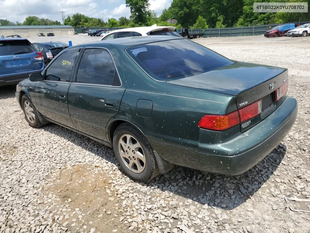 2000 Toyota Camry Ce VIN: 4T1BG22K0YU708702 Lot: 56755285
