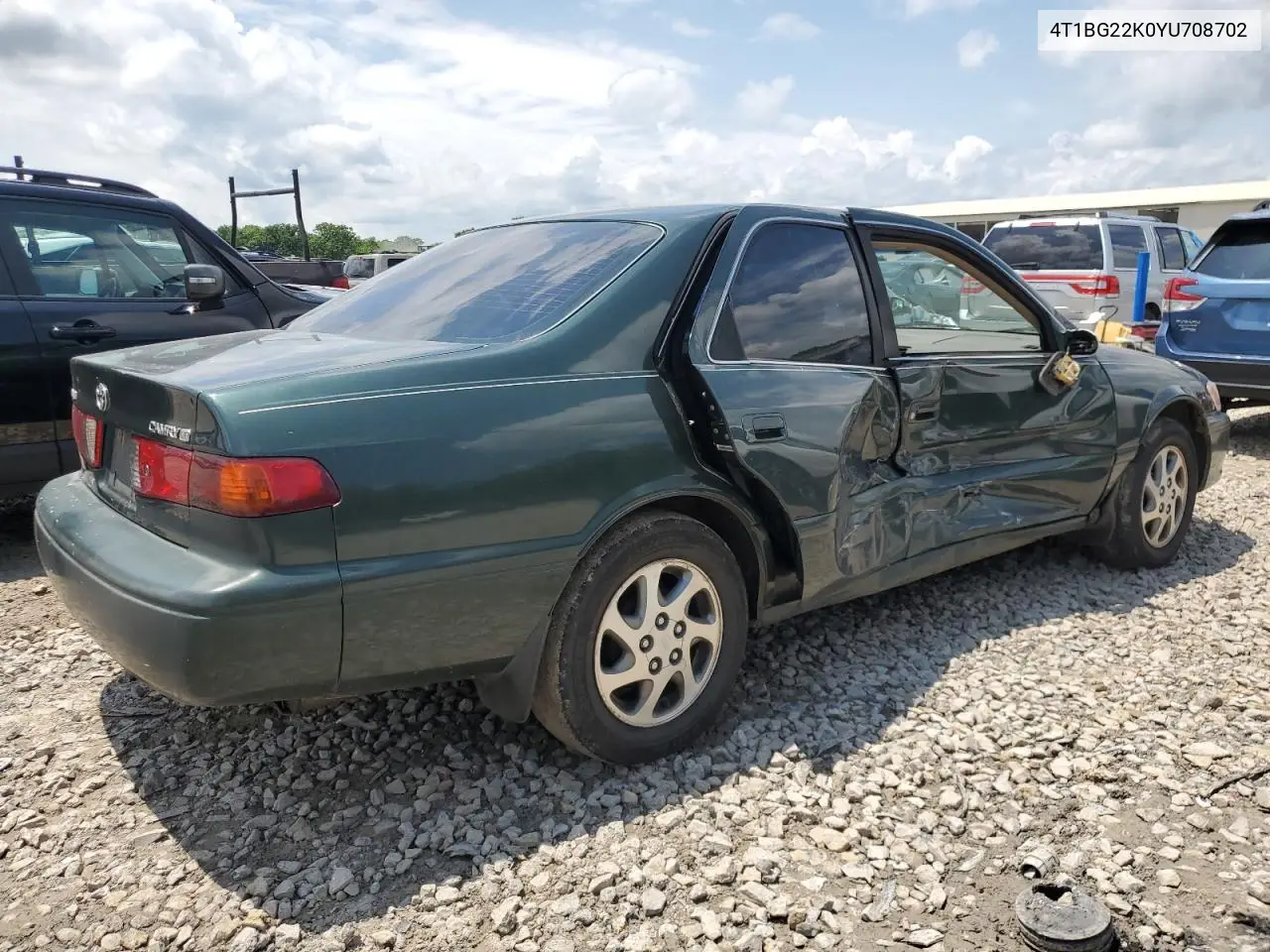 2000 Toyota Camry Ce VIN: 4T1BG22K0YU708702 Lot: 56755285