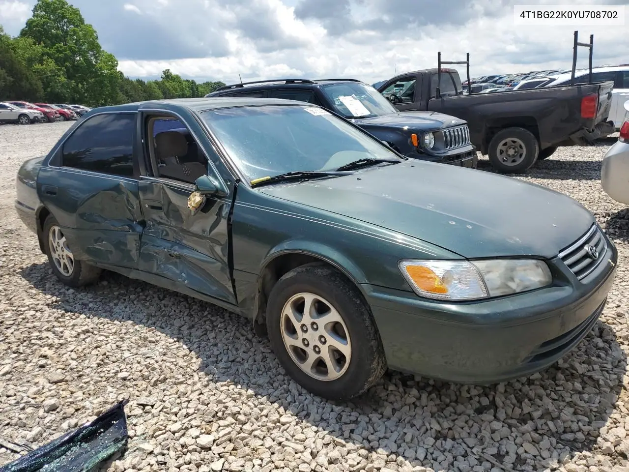 2000 Toyota Camry Ce VIN: 4T1BG22K0YU708702 Lot: 56755285