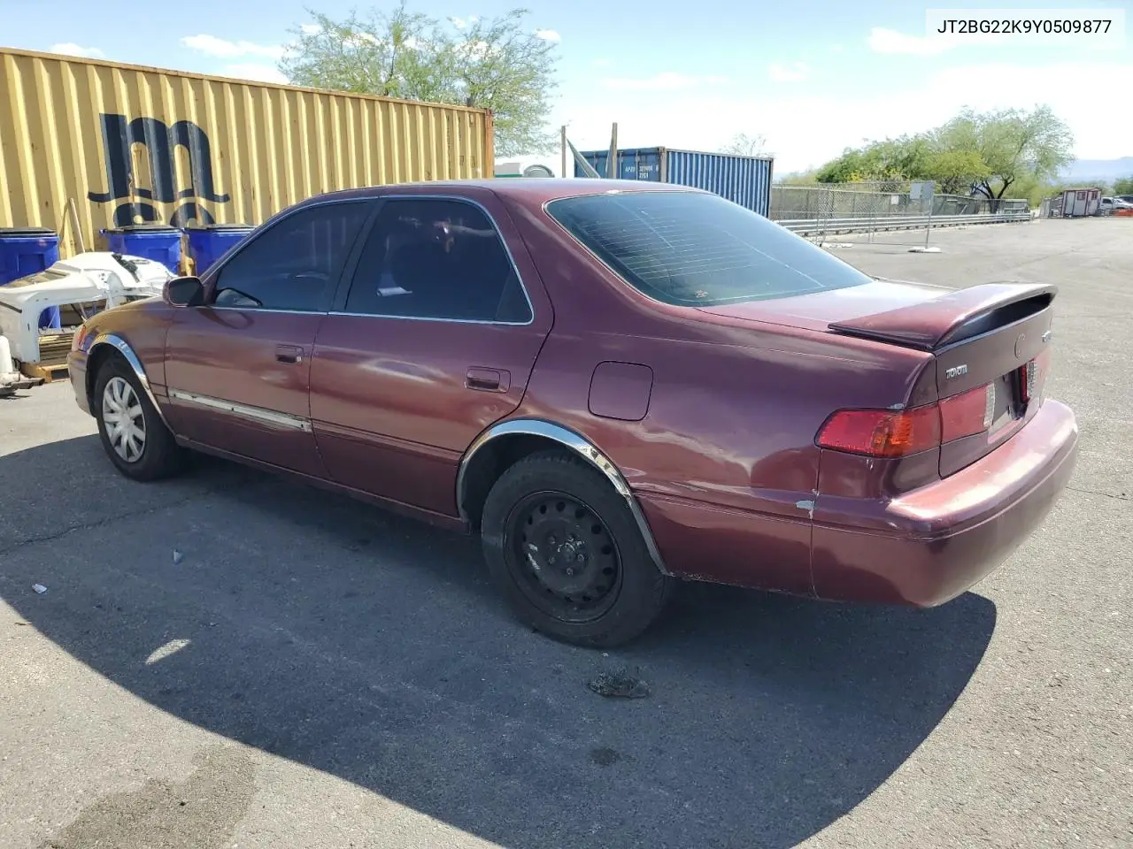 2000 Toyota Camry Ce VIN: JT2BG22K9Y0509877 Lot: 57040805