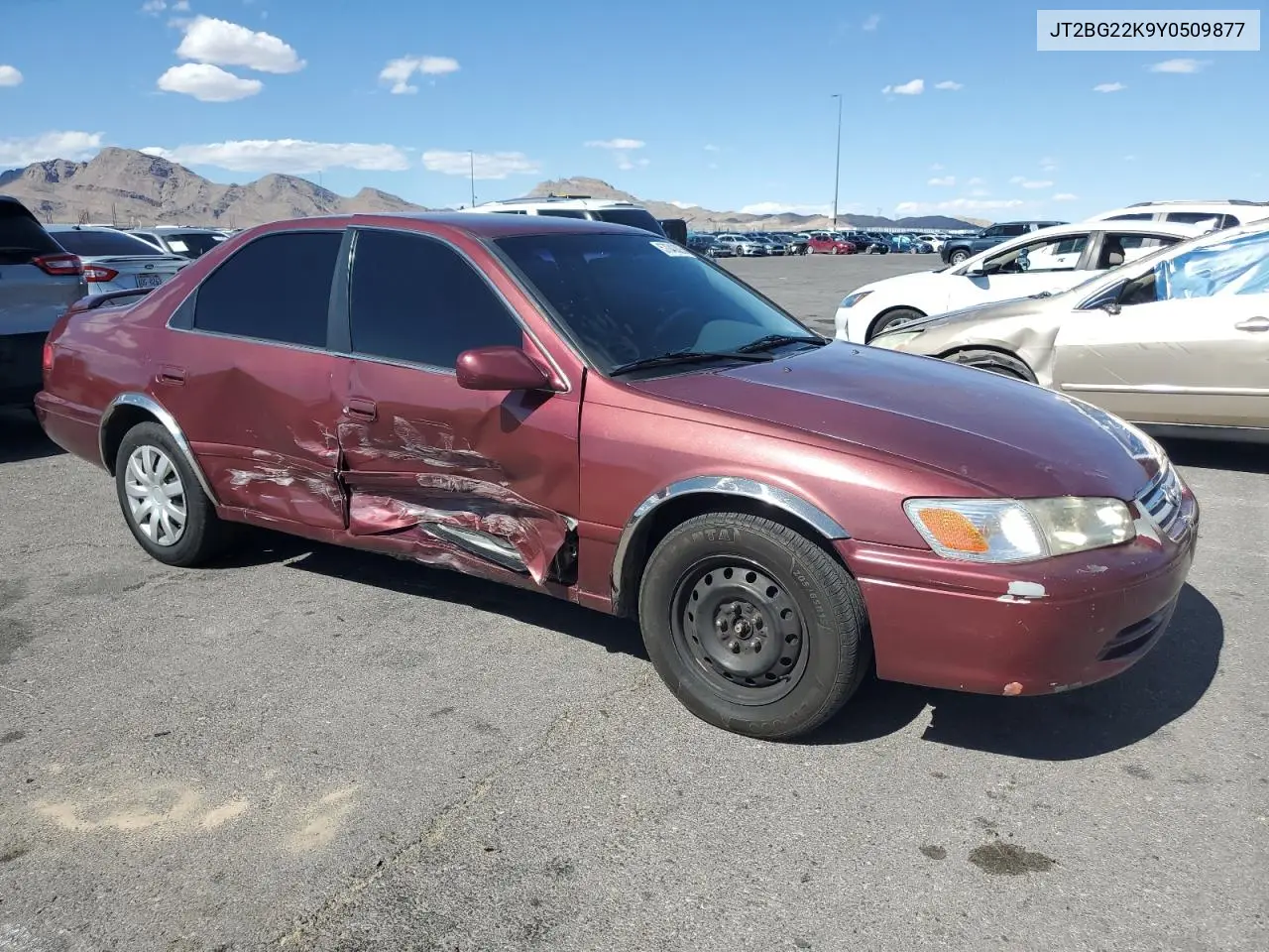 2000 Toyota Camry Ce VIN: JT2BG22K9Y0509877 Lot: 57040805