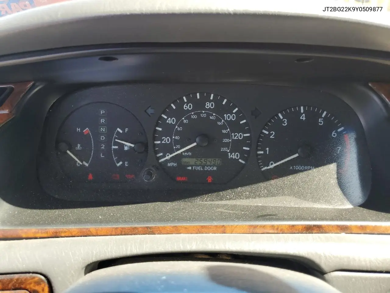 2000 Toyota Camry Ce VIN: JT2BG22K9Y0509877 Lot: 57040805