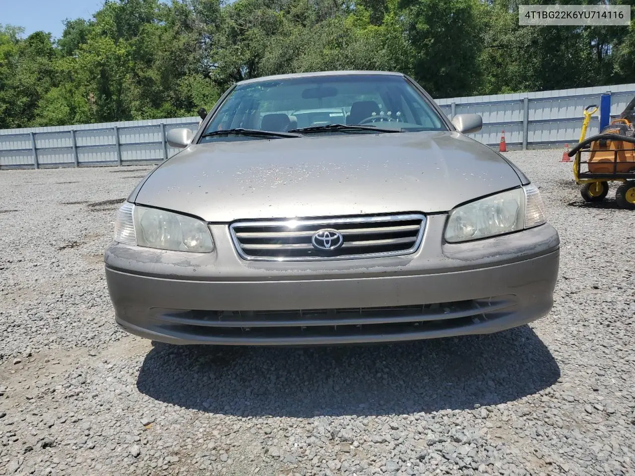 2000 Toyota Camry Ce VIN: 4T1BG22K6YU714116 Lot: 57299045