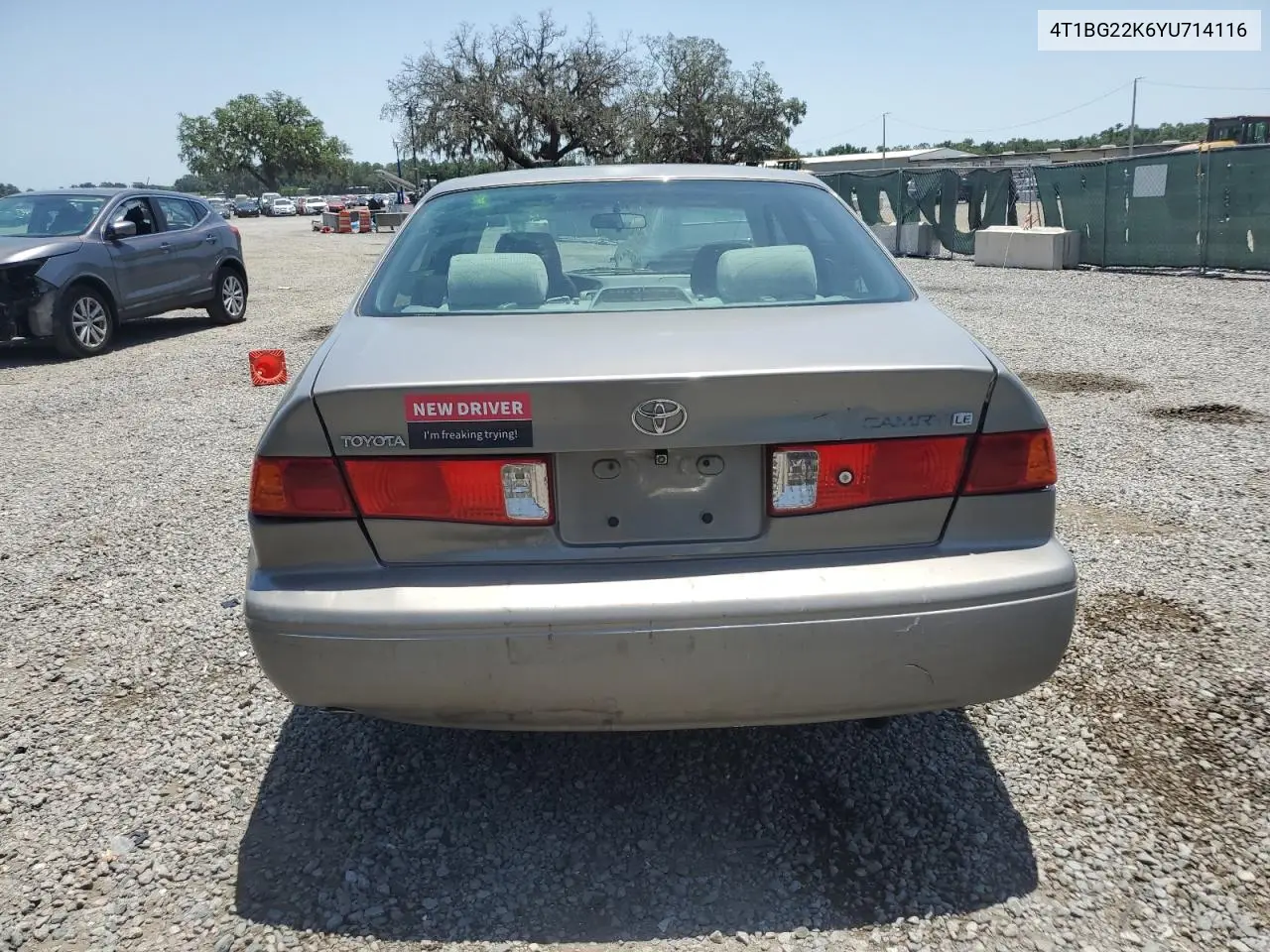 2000 Toyota Camry Ce VIN: 4T1BG22K6YU714116 Lot: 57299045