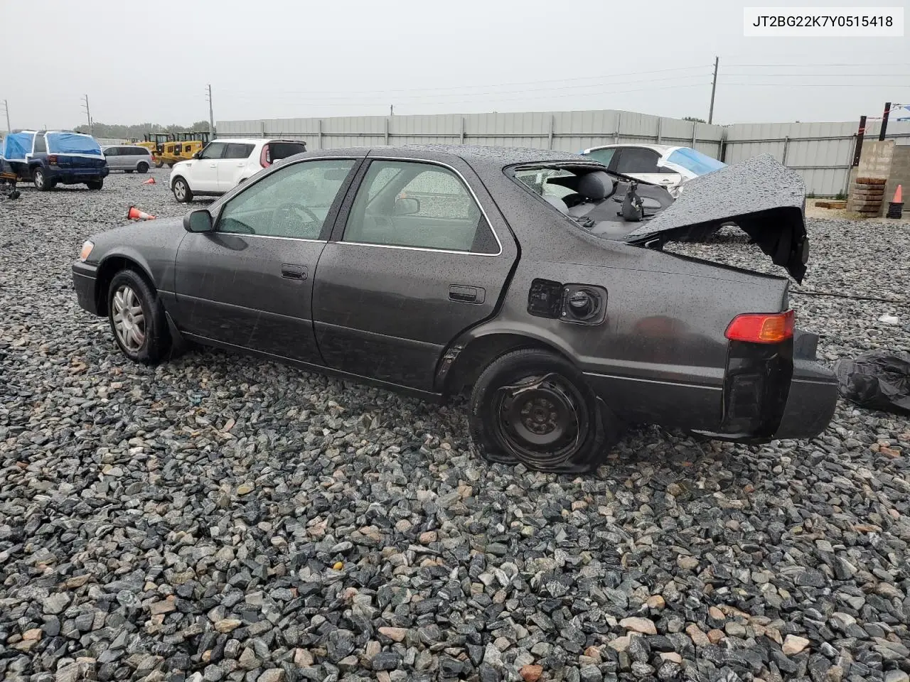 2000 Toyota Camry Ce VIN: JT2BG22K7Y0515418 Lot: 59726275
