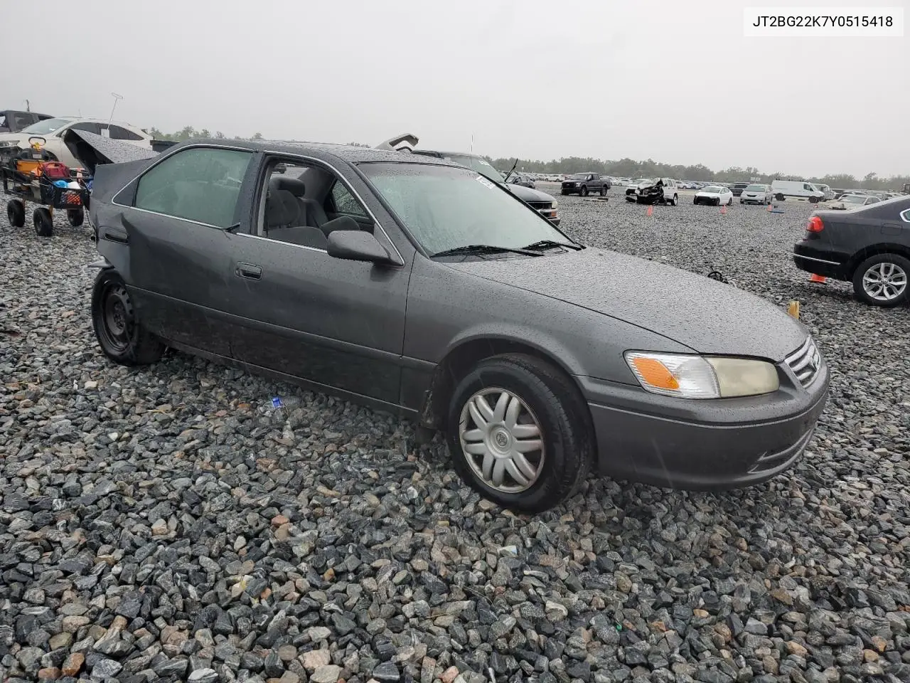 2000 Toyota Camry Ce VIN: JT2BG22K7Y0515418 Lot: 59726275