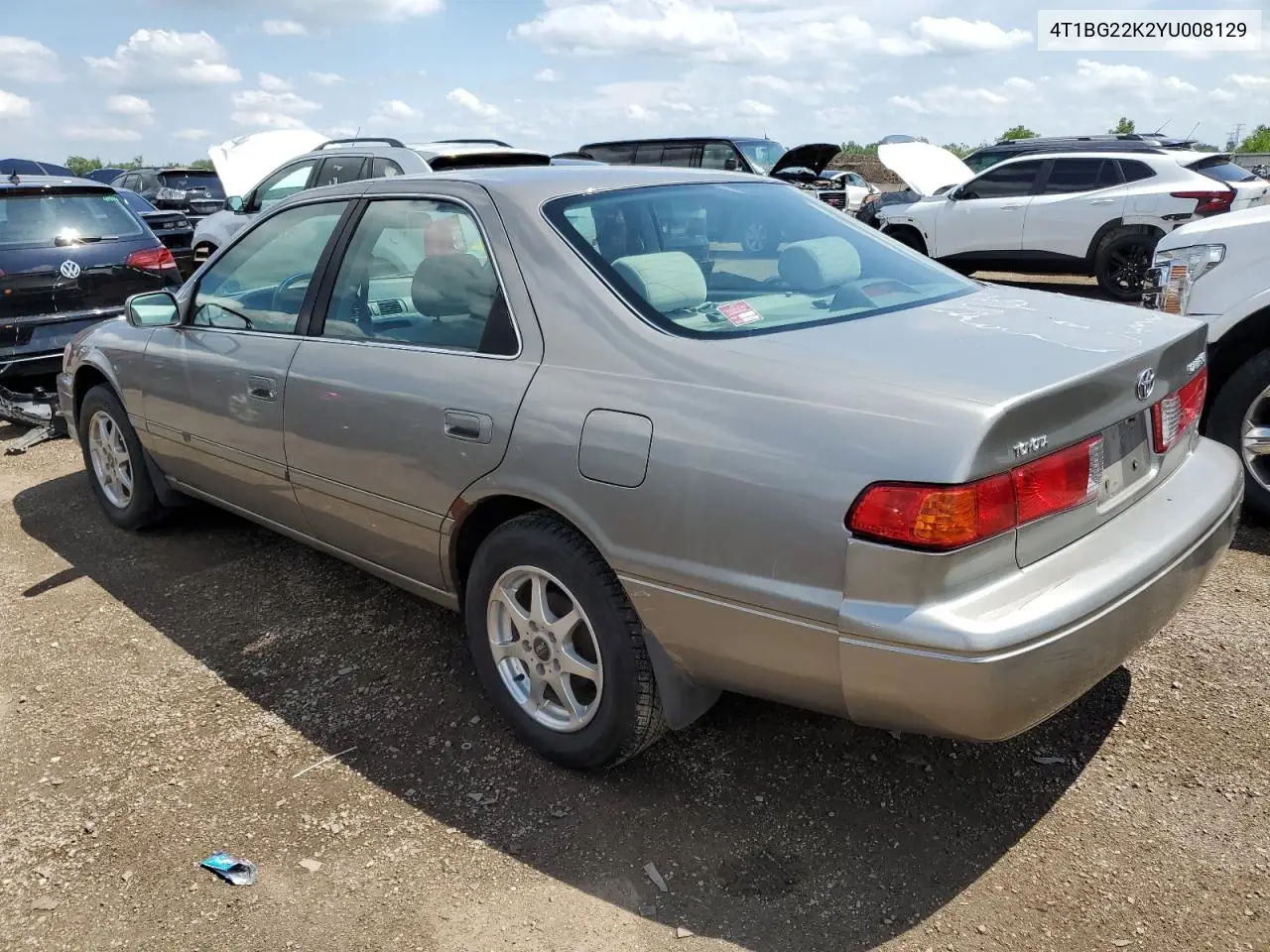 2000 Toyota Camry Ce VIN: 4T1BG22K2YU008129 Lot: 62219585