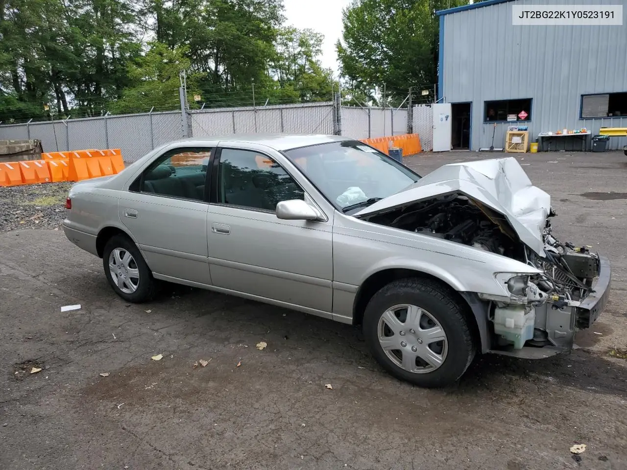 2000 Toyota Camry Ce VIN: JT2BG22K1Y0523191 Lot: 62297645