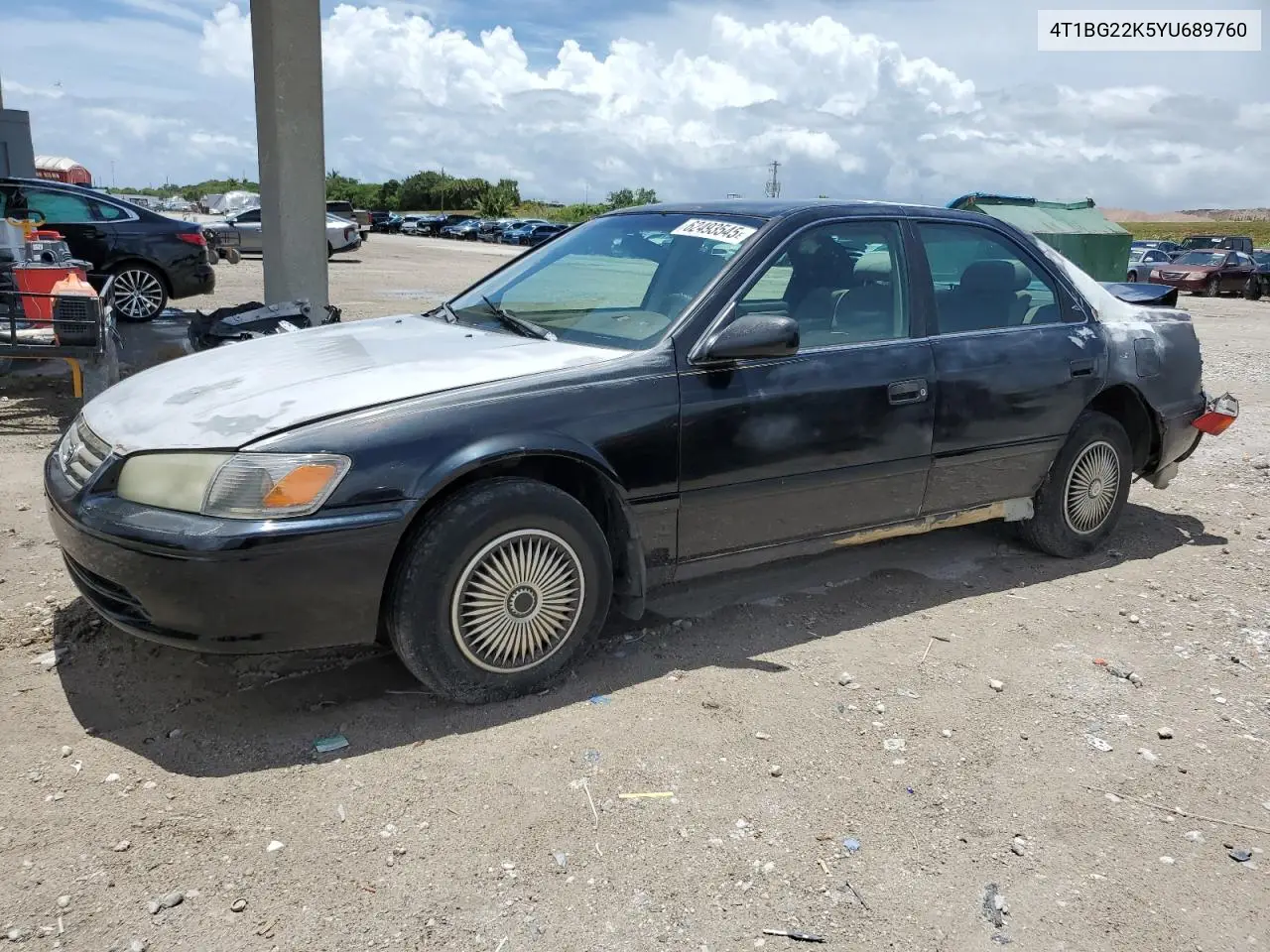 2000 Toyota Camry Ce VIN: 4T1BG22K5YU689760 Lot: 62493545