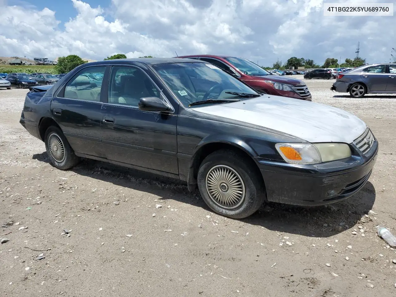 2000 Toyota Camry Ce VIN: 4T1BG22K5YU689760 Lot: 62493545