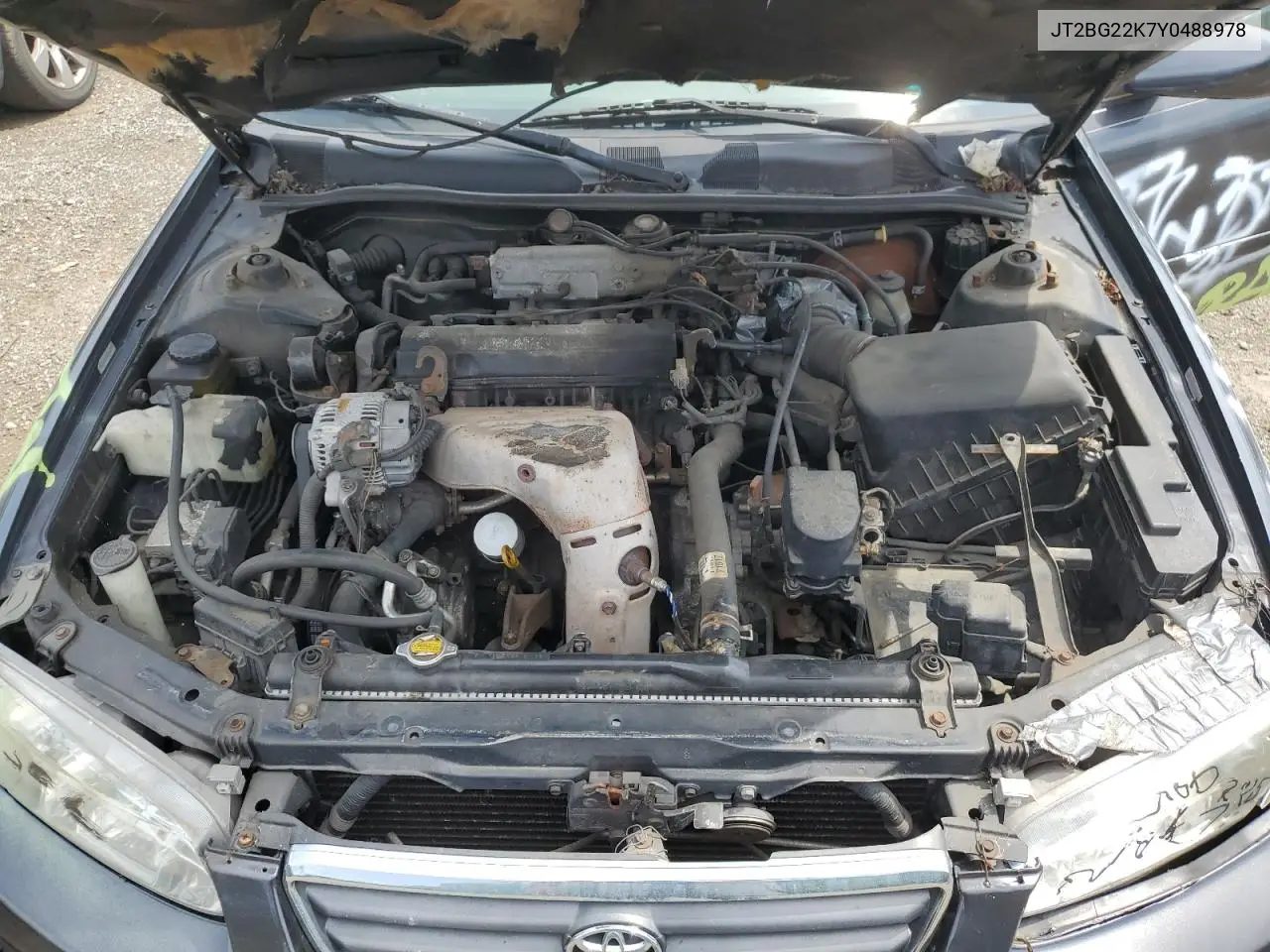 2000 Toyota Camry Ce VIN: JT2BG22K7Y0488978 Lot: 62672485