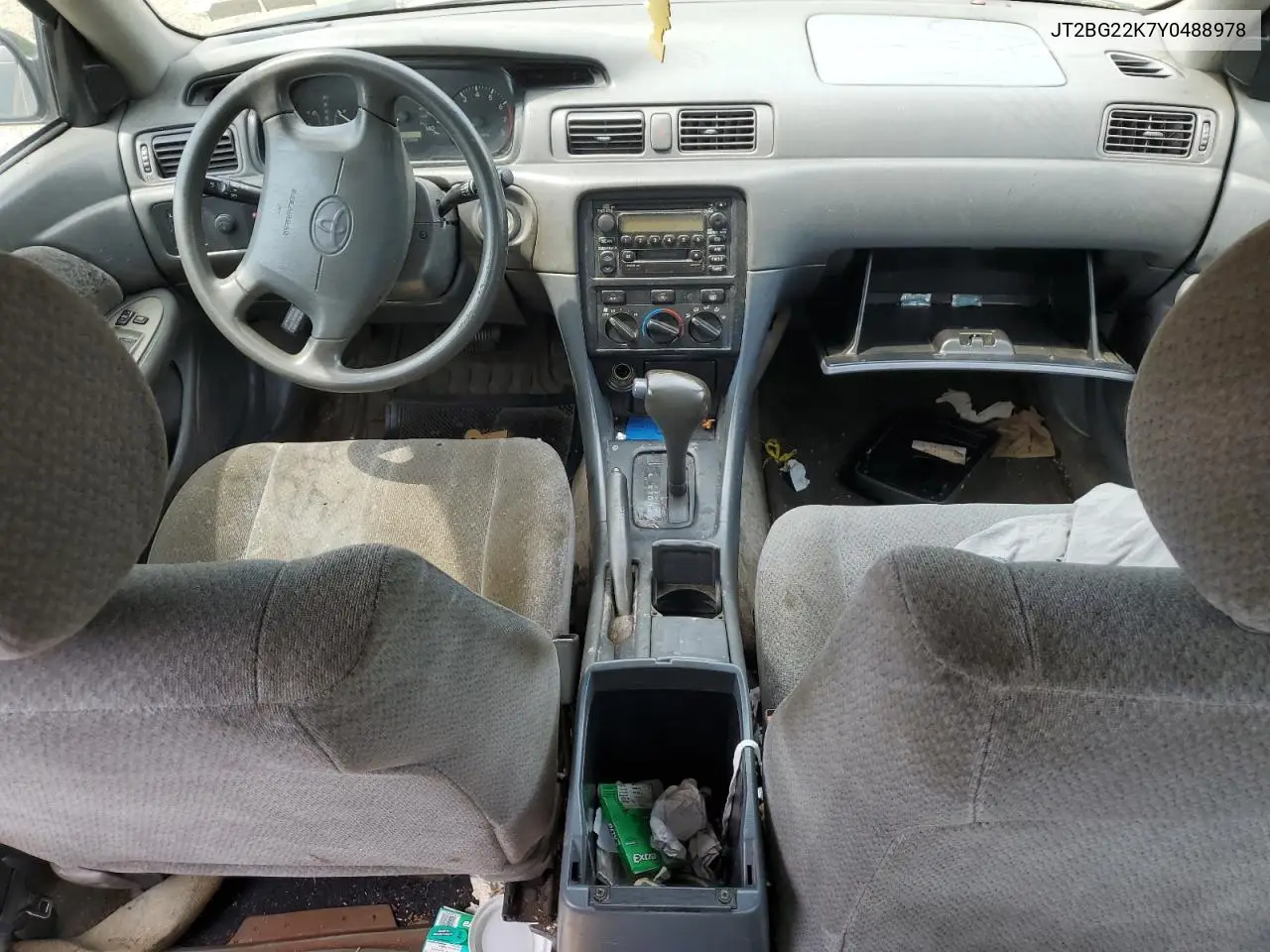 2000 Toyota Camry Ce VIN: JT2BG22K7Y0488978 Lot: 62672485