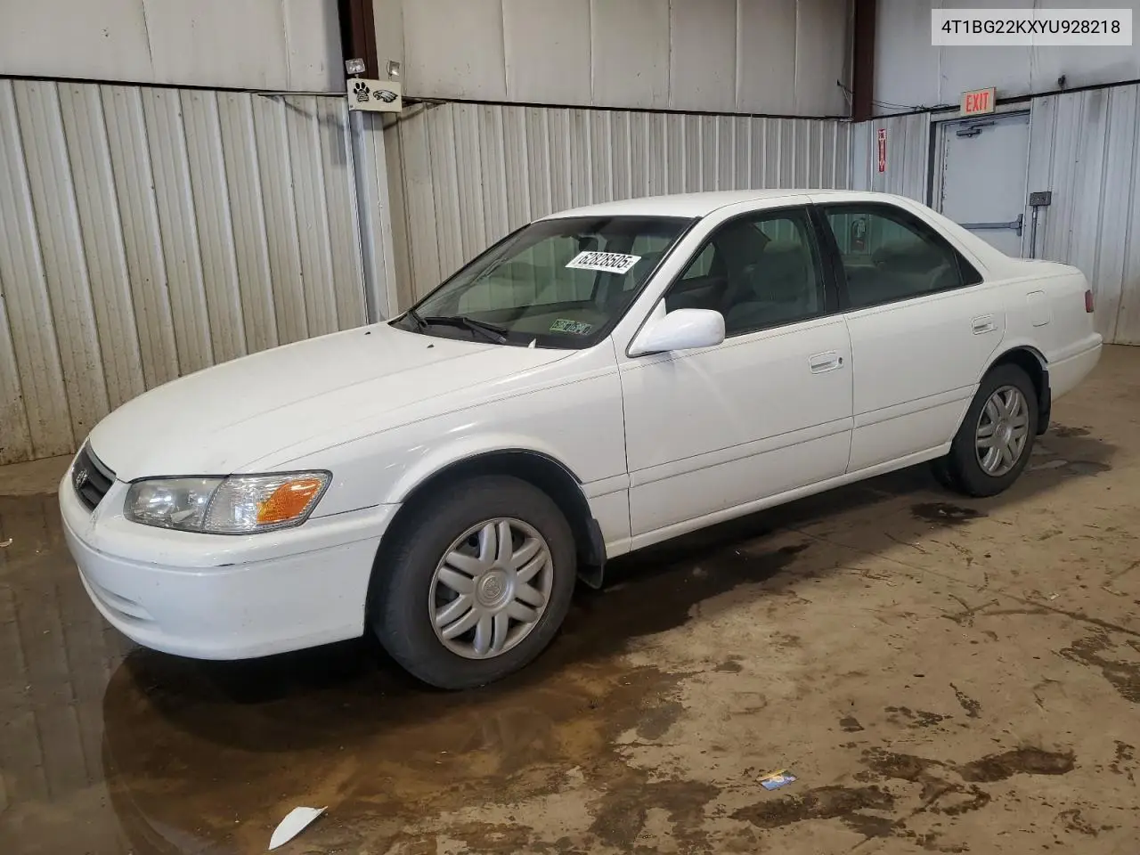 2000 Toyota Camry Ce VIN: 4T1BG22KXYU928218 Lot: 62828505