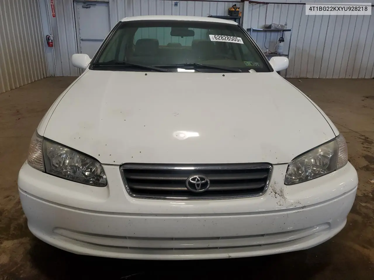 2000 Toyota Camry Ce VIN: 4T1BG22KXYU928218 Lot: 62828505