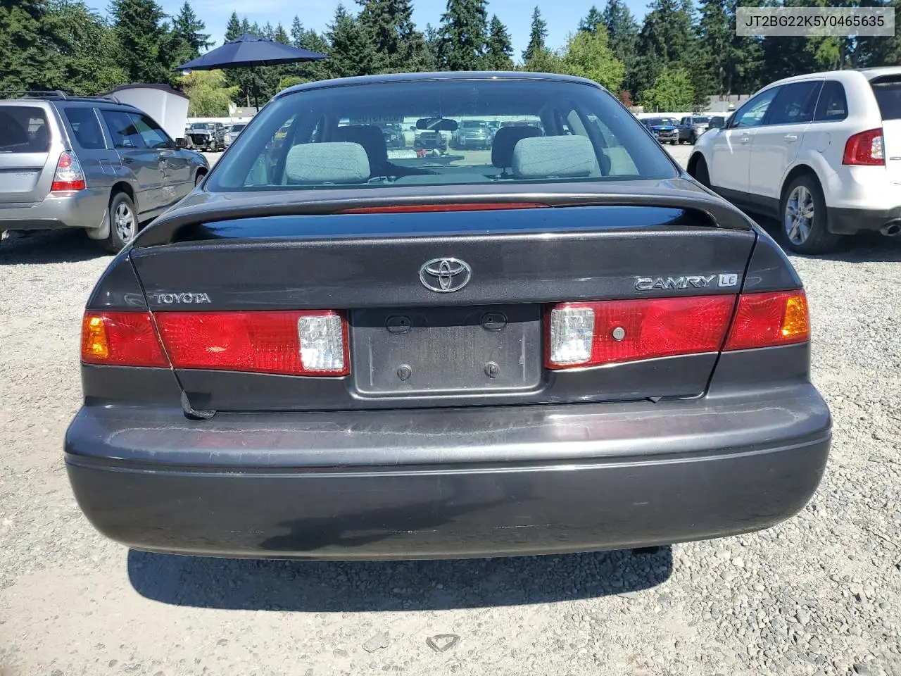 2000 Toyota Camry Ce VIN: JT2BG22K5Y0465635 Lot: 63313705