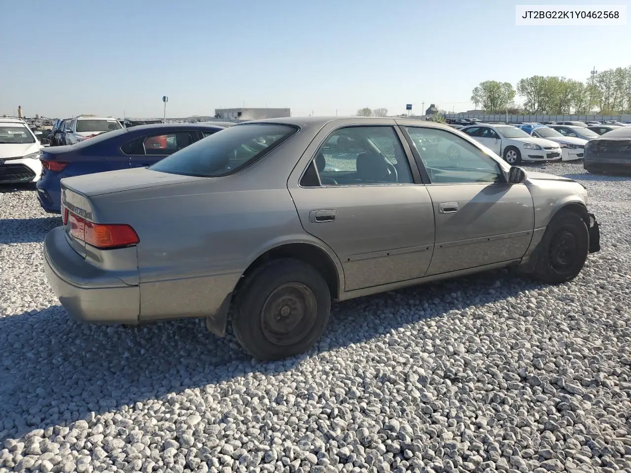 2000 Toyota Camry Ce VIN: JT2BG22K1Y0462568 Lot: 75522454