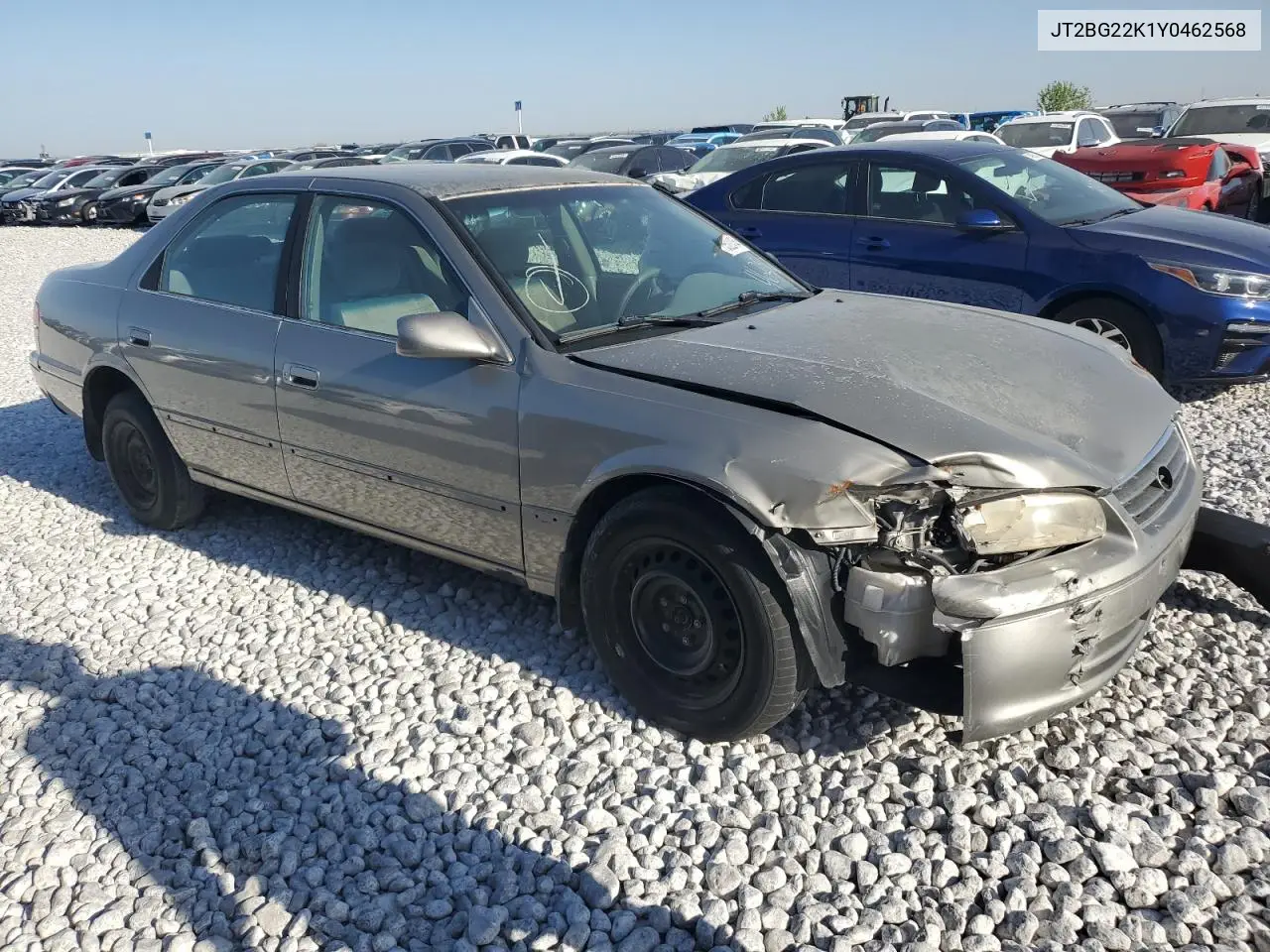 2000 Toyota Camry Ce VIN: JT2BG22K1Y0462568 Lot: 75522454