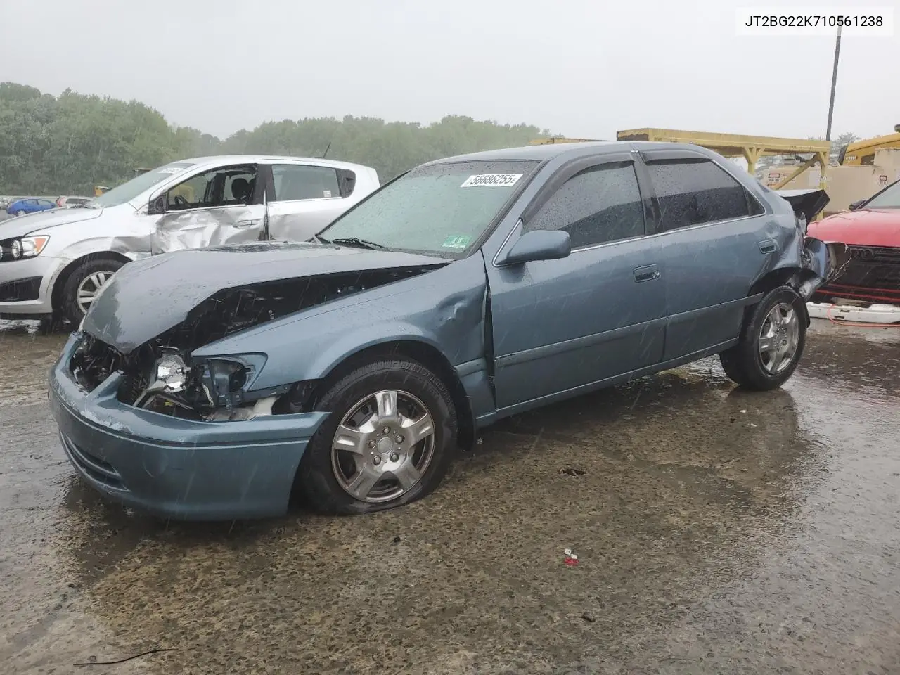 2001 Toyota Camry Ce VIN: JT2BG22K710561238 Lot: 56686255