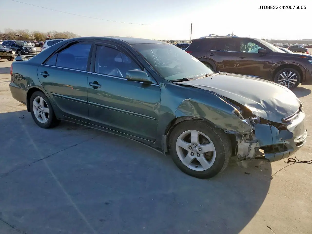 2002 Toyota Camry Le VIN: JTDBE32K420075605 Lot: 48949595