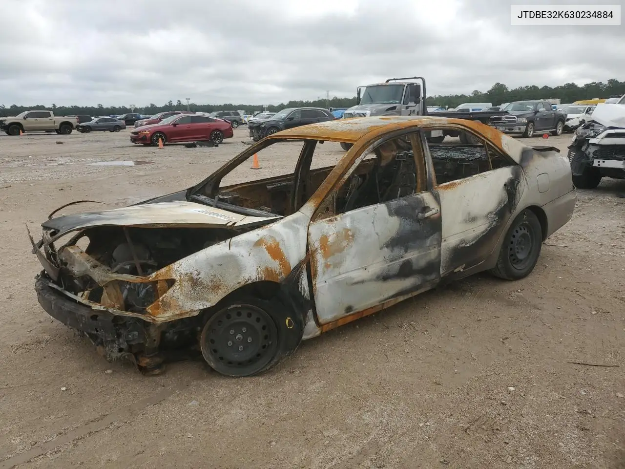 jtdbe32k630234884 JTDBE32K630234884 2003 Toyota Camry Le