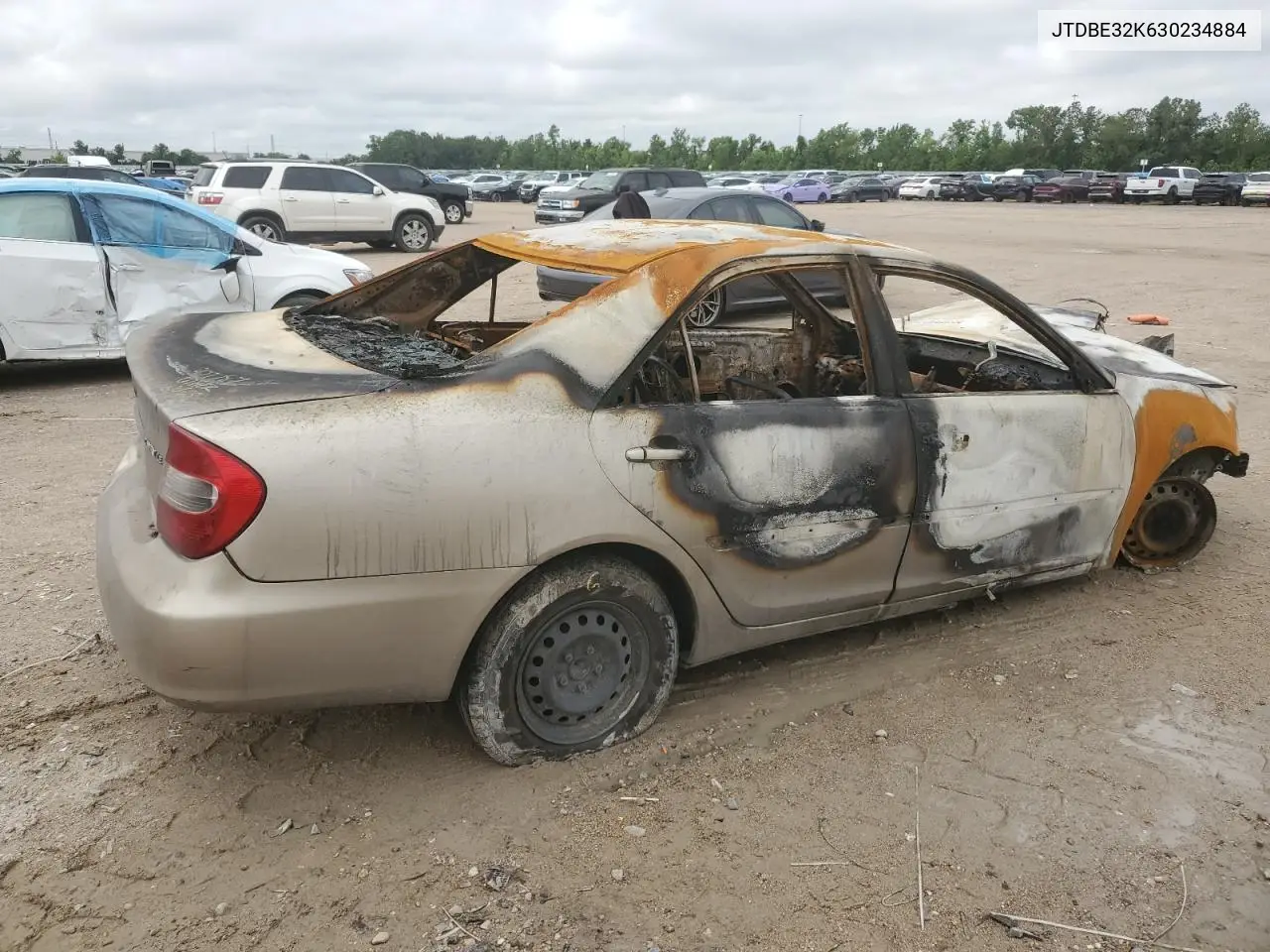 jtdbe32k630234884 JTDBE32K630234884 2003 Toyota Camry Le