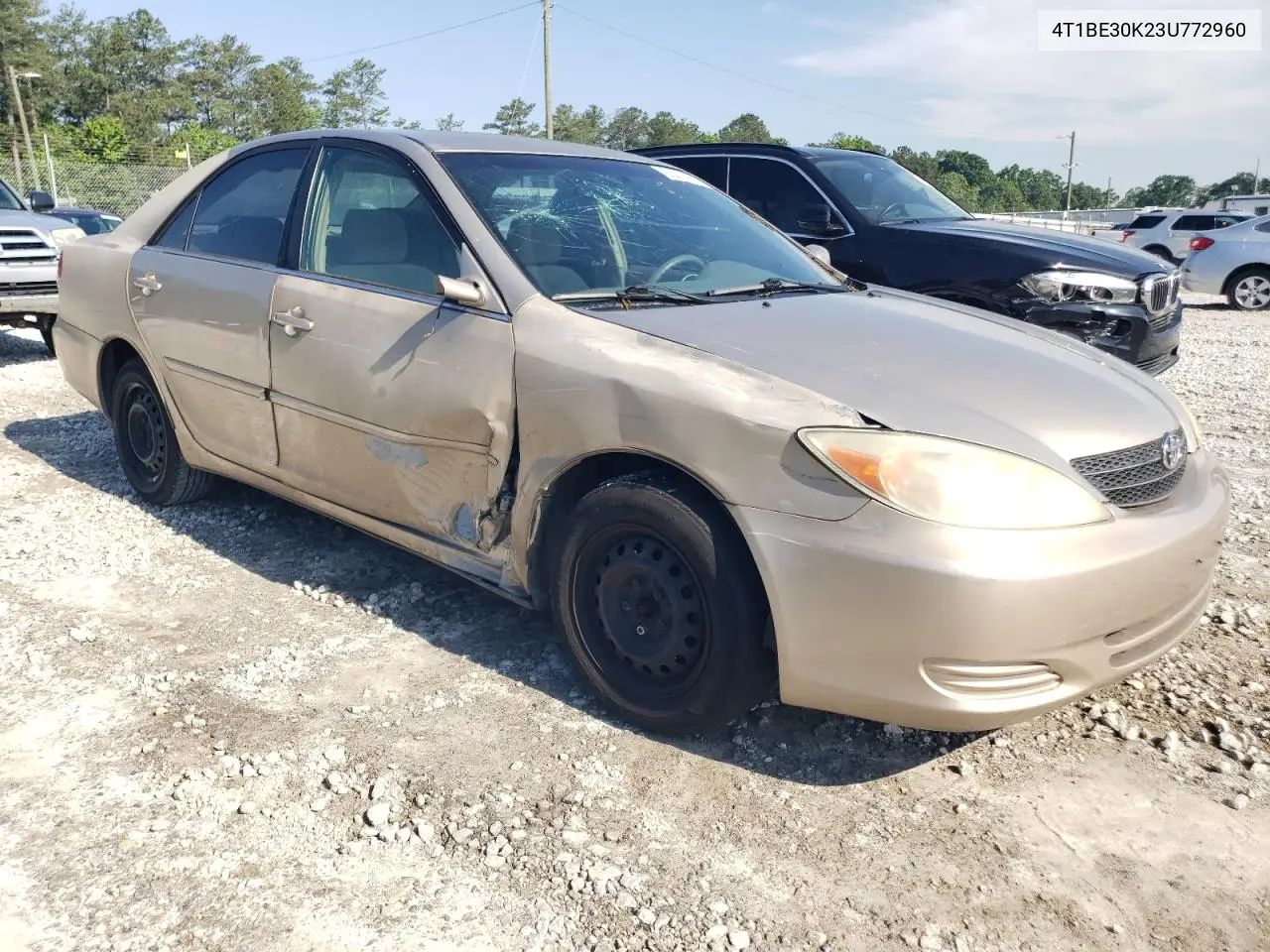 2003 Toyota Camry Le VIN: 4T1BE30K23U772960 Lot: 57078995