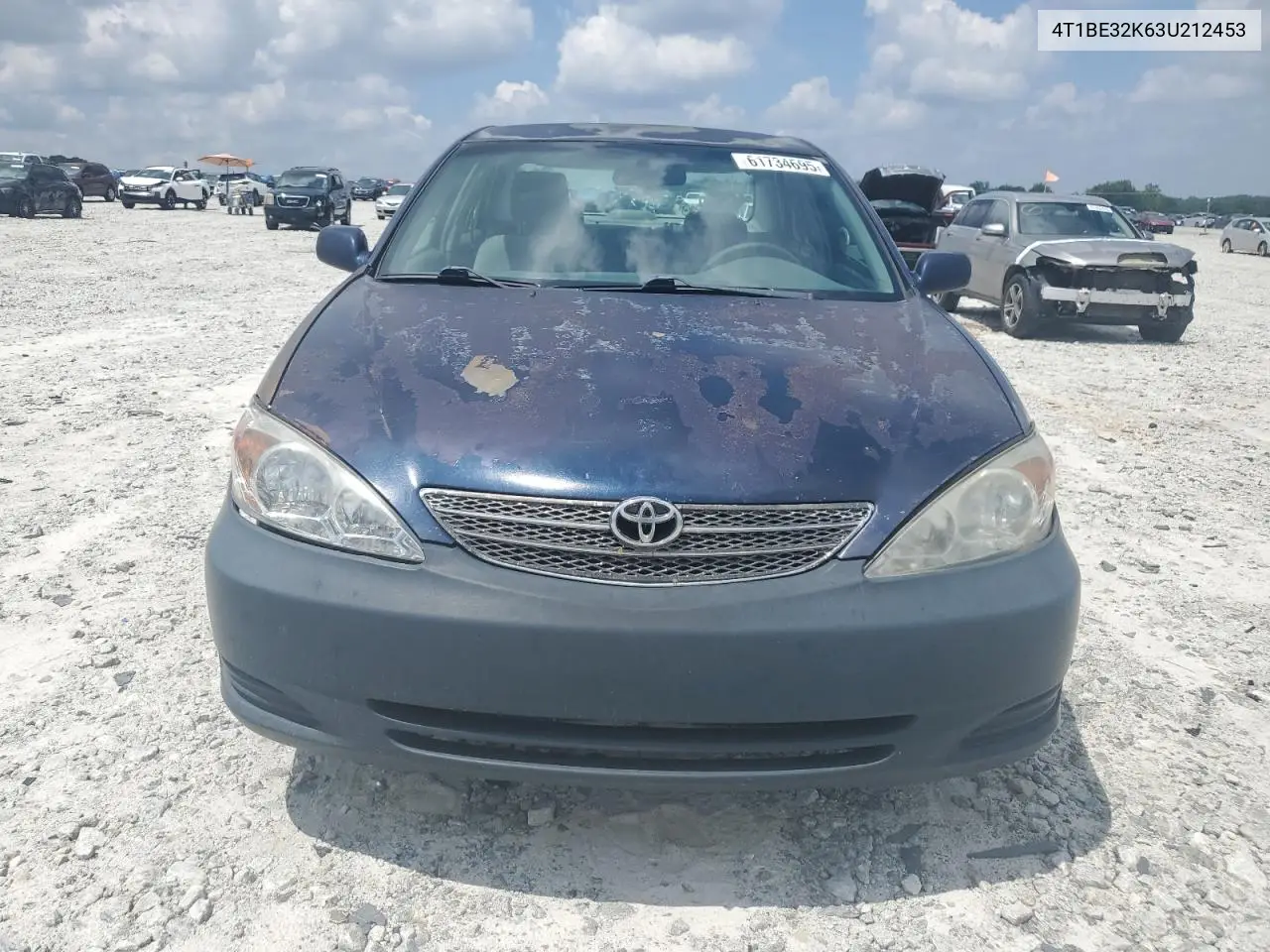 2003 Toyota Camry Le VIN: 4T1BE32K63U212453 Lot: 61734695