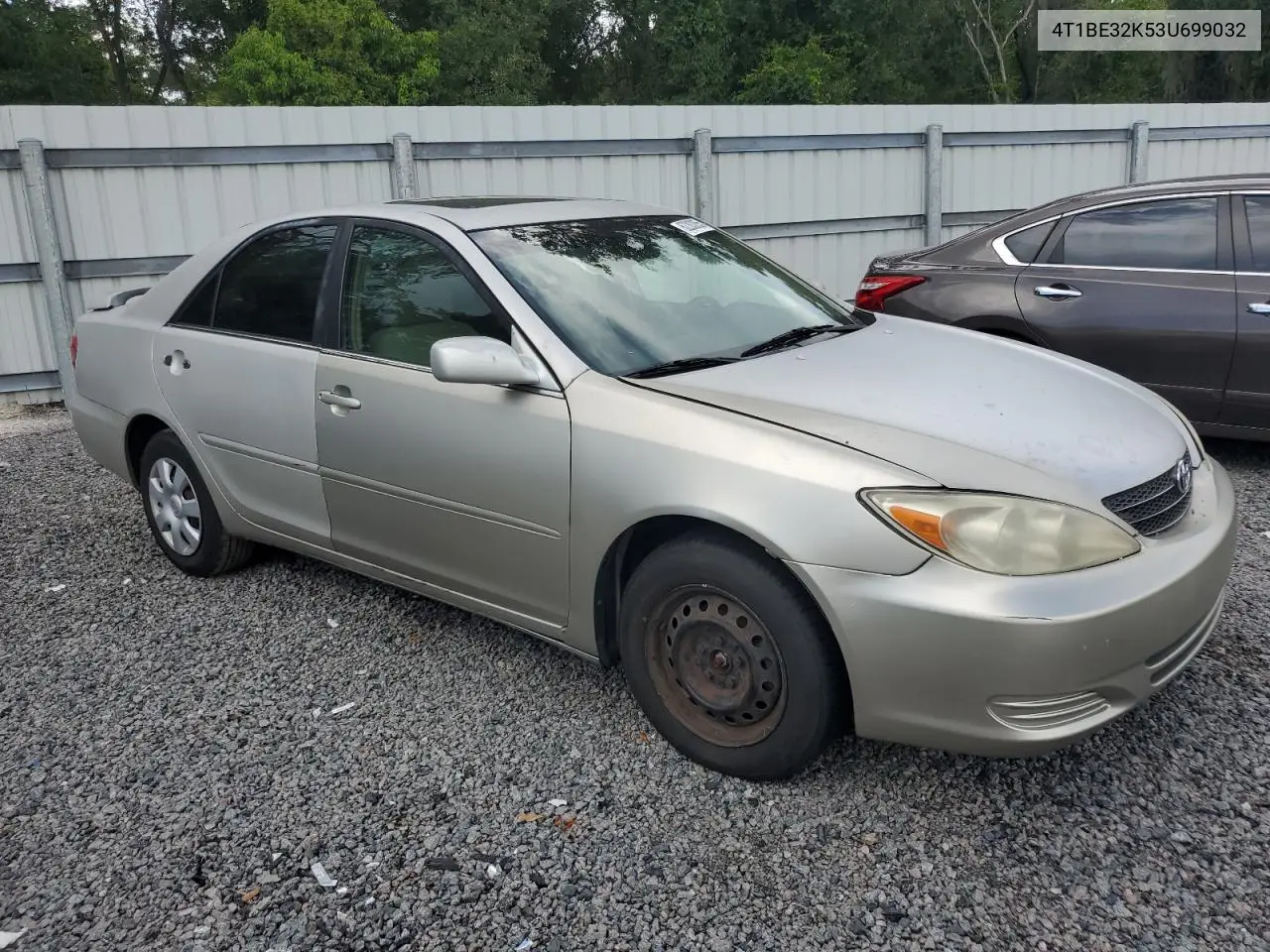2003 Toyota Camry Le VIN: 4T1BE32K53U699032 Lot: 62203255