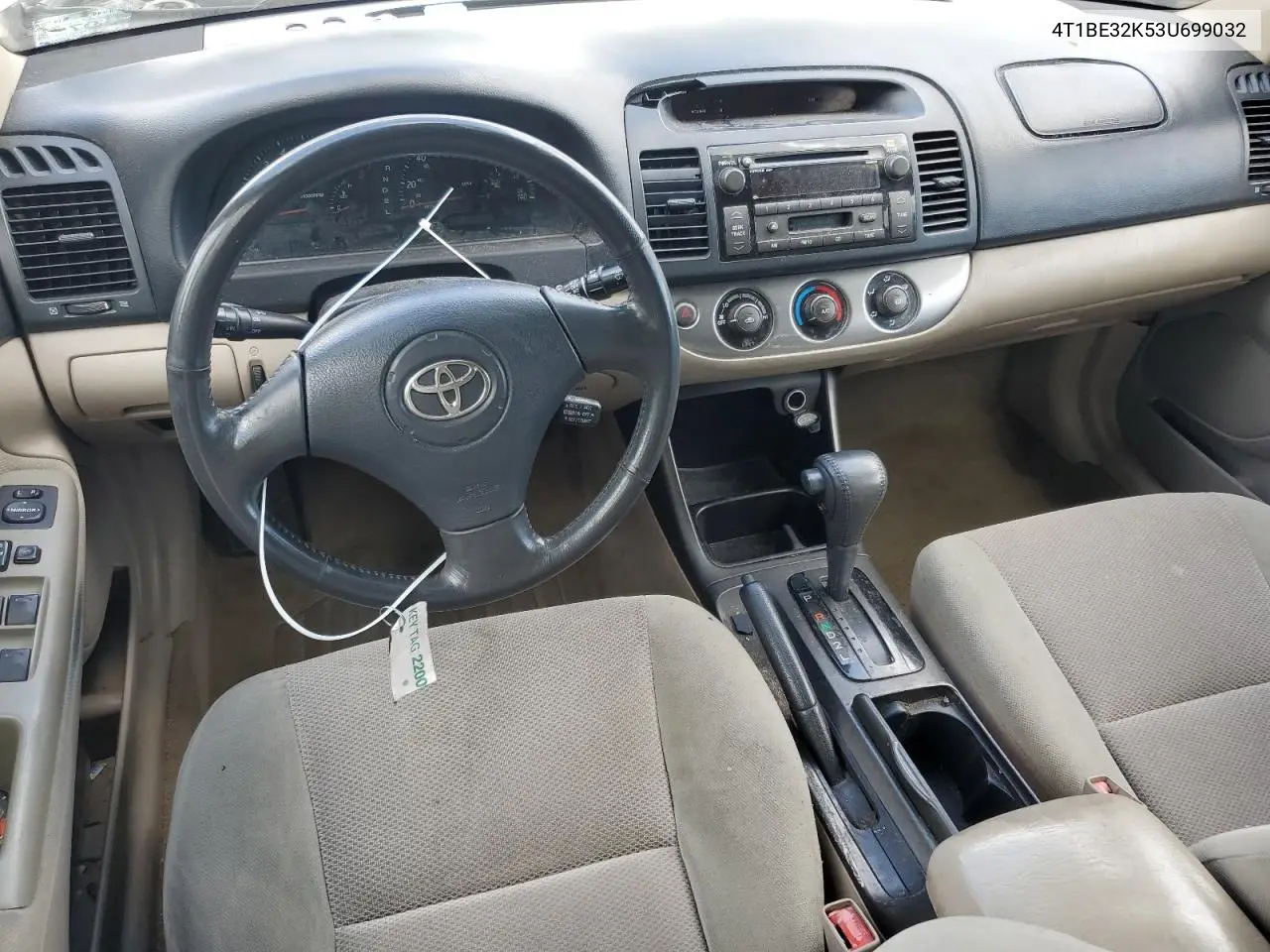 2003 Toyota Camry Le VIN: 4T1BE32K53U699032 Lot: 62203255