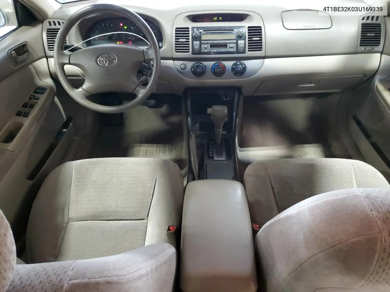 2003 Toyota Camry Le VIN: 4T1BE32K03U169339 Lot: 62557525