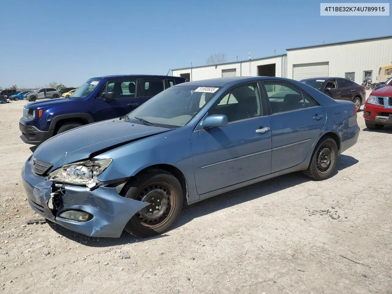 2004 Toyota Camry Le VIN: 4T1BE32K74U789915 Lot: 51593635