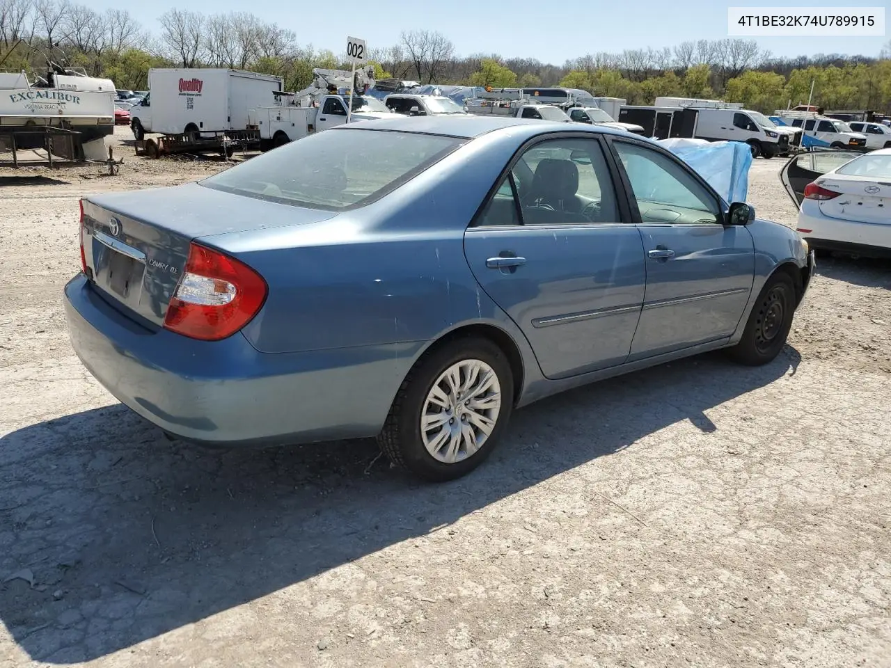 2004 Toyota Camry Le VIN: 4T1BE32K74U789915 Lot: 51593635