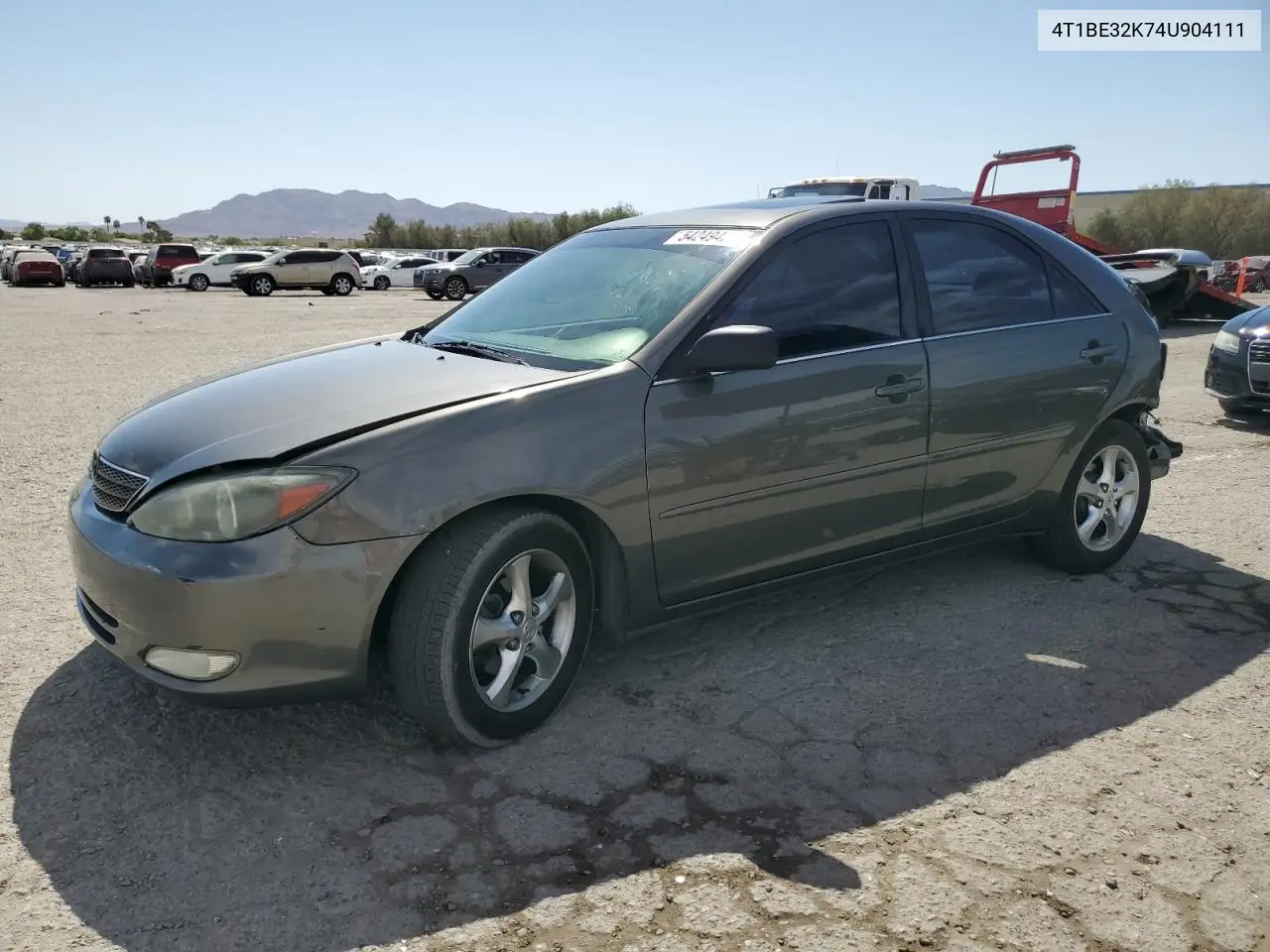 2004 Toyota Camry Le VIN: 4T1BE32K74U904111 Lot: 54249425