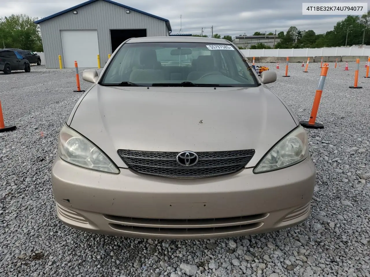 2004 Toyota Camry Le VIN: 4T1BE32K74U794077 Lot: 55797585