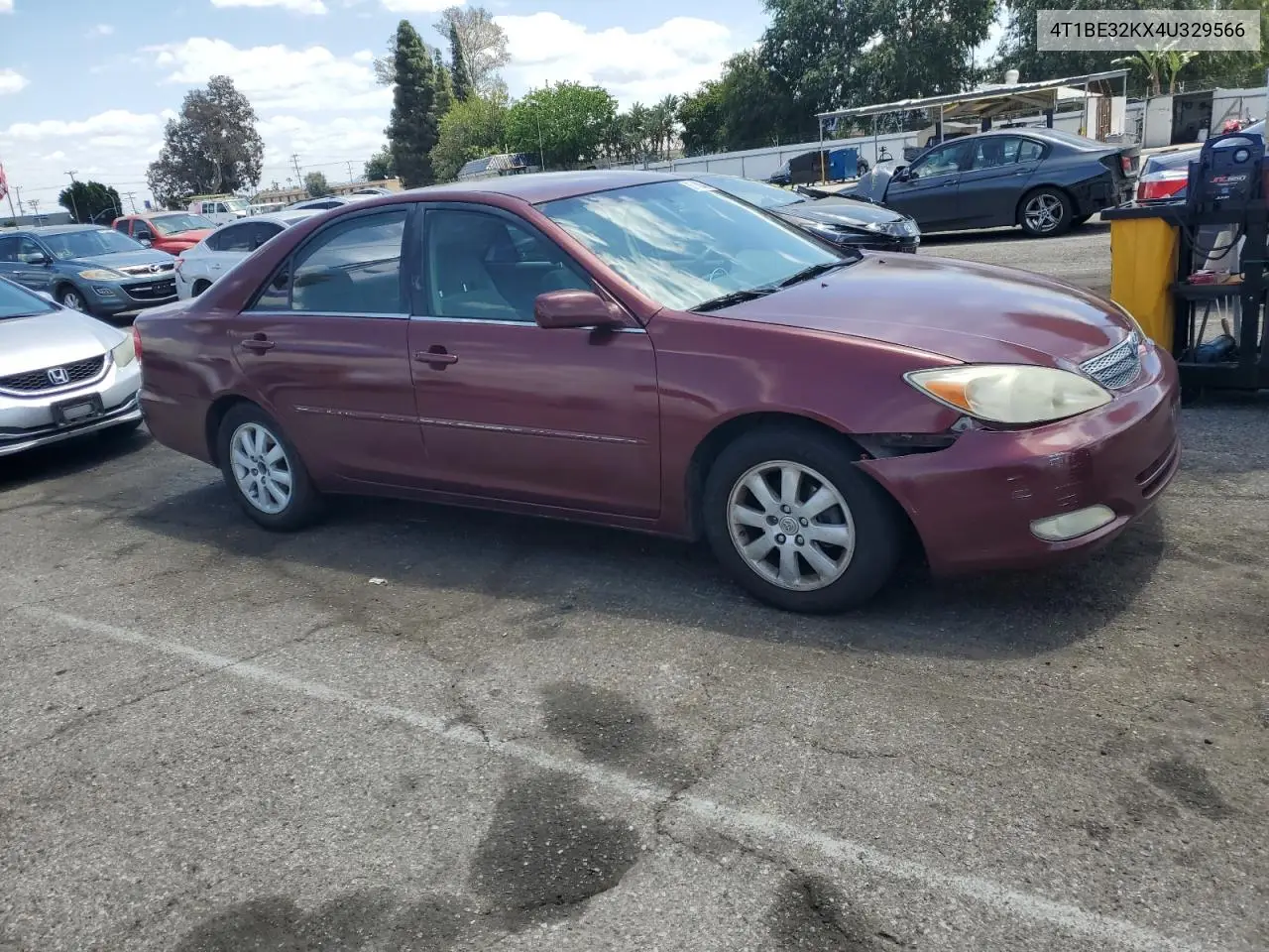 2004 Toyota Camry Le VIN: 4T1BE32KX4U329566 Lot: 56982045