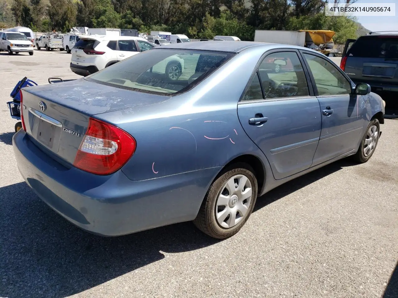 4t1be32k14u905674 4T1BE32K14U905674 2004 Toyota Camry Le