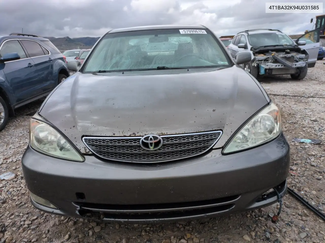 2004 Toyota Camry Se VIN: 4T1BA32K94U031585 Lot: 57099615