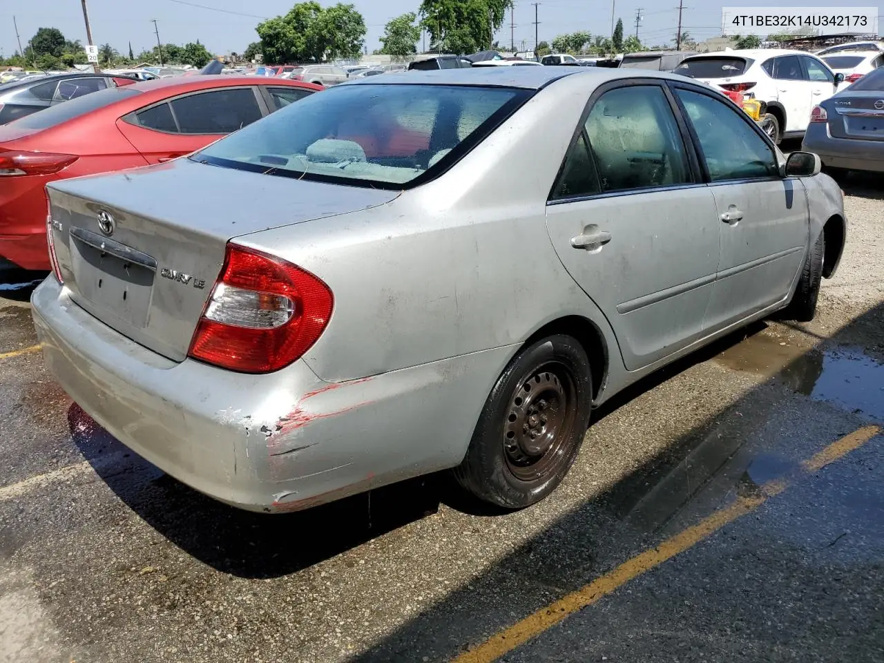 2004 Toyota Camry Le VIN: 4T1BE32K14U342173 Lot: 62712595