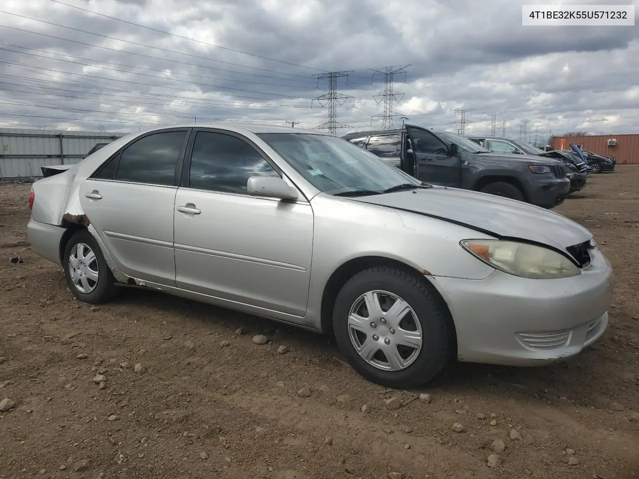 2005 Toyota Camry Le VIN: 4T1BE32K55U571232 Lot: 52488365