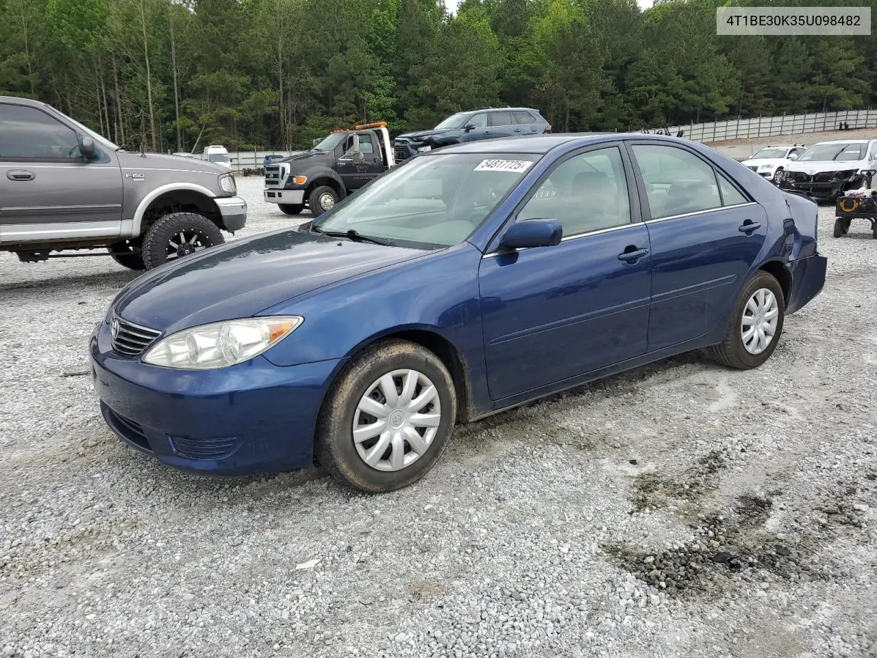 2005 Toyota Camry Le VIN: 4T1BE30K35U098482 Lot: 54817725