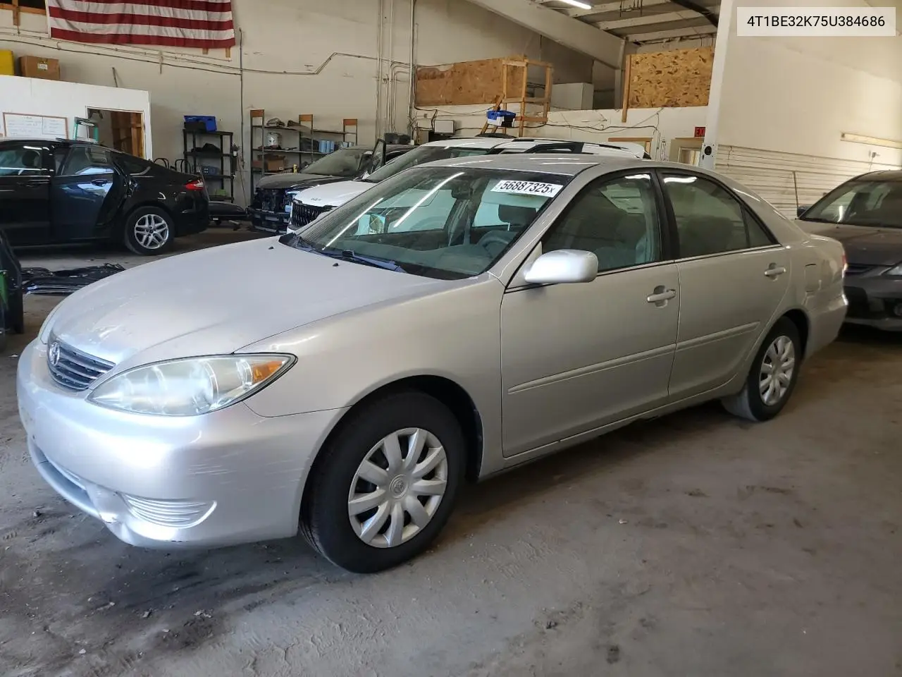 2005 Toyota Camry Le VIN: 4T1BE32K75U384686 Lot: 56887325