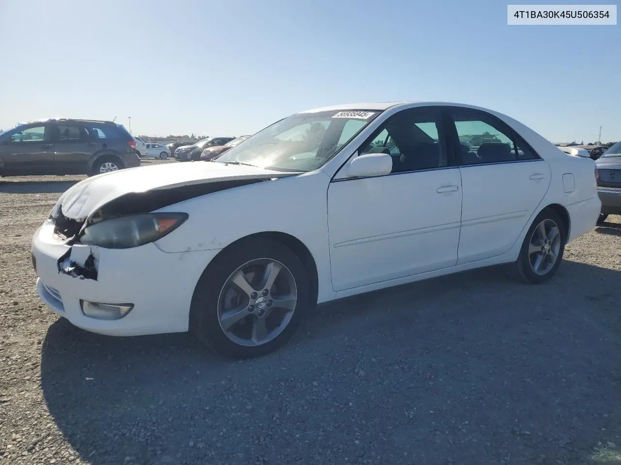 2005 Toyota Camry Se VIN: 4T1BA30K45U506354 Lot: 56935945