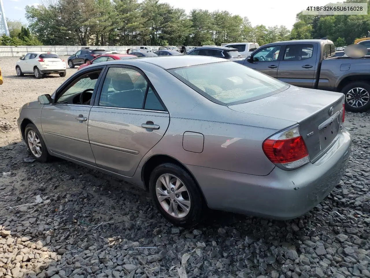 2005 Toyota Camry Le VIN: 4T1BF32K65U616028 Lot: 59087695