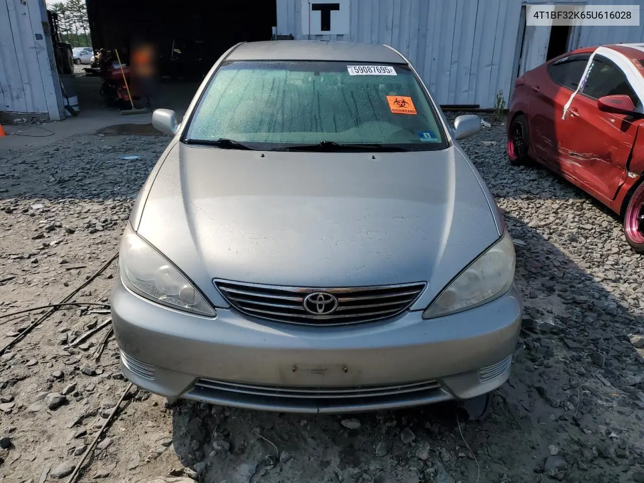 2005 Toyota Camry Le VIN: 4T1BF32K65U616028 Lot: 59087695